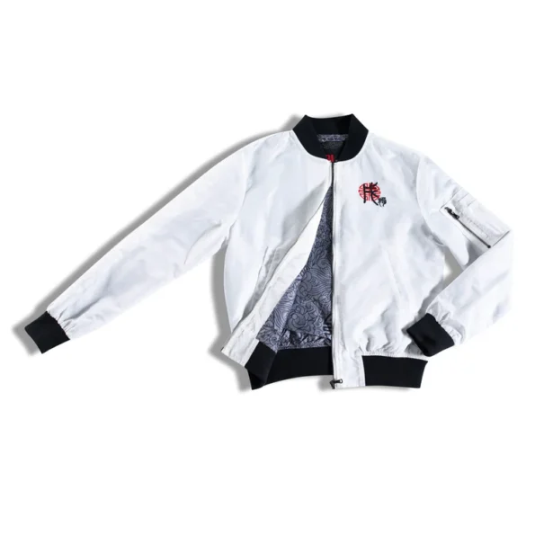 Orifake Zodiac White Bomber – Dog Jacket (3)