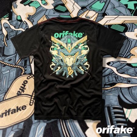 green robot tshirt orifake