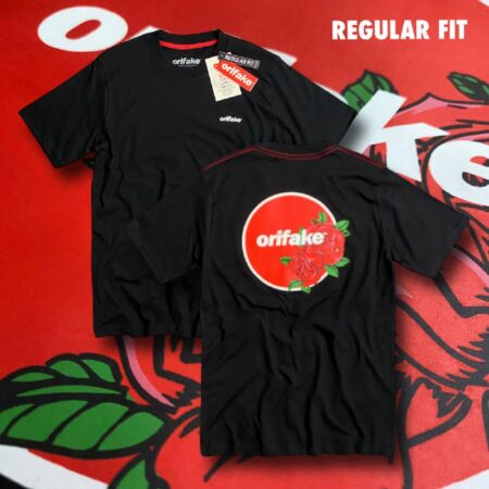 rose orifake tshirt black